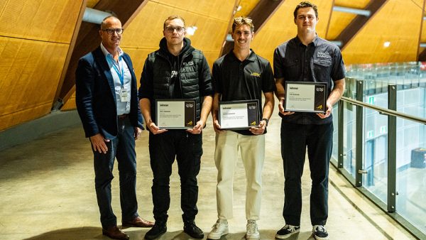 Apprentice Awards from left_BIA CEO A Fielding_W Newman_P Bognar_T Ironside