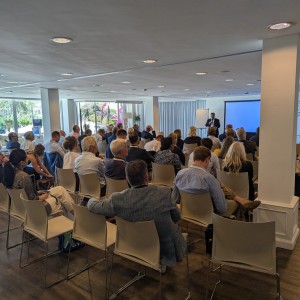 Opening session, Congress 2025 – Joe Lynch CEO ICOMIA welcoming guests